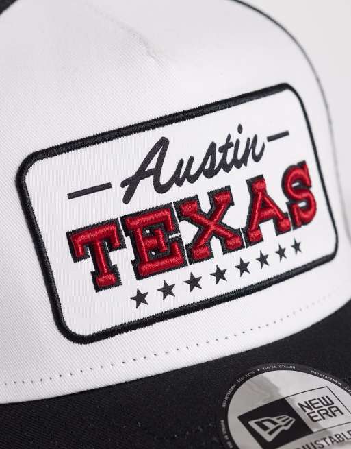 New Era – Trucker-Kappe in Schwarz/Weiß mit „Texas“-Aufnäher, 3 von 3