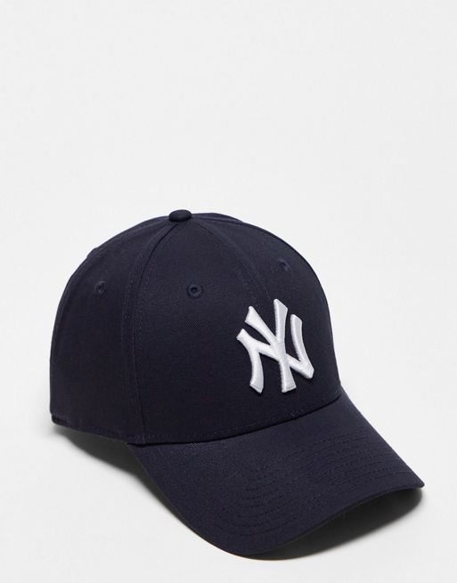 New Era Unisex – MLB 9forty NY Yankees – Ciemnogranatowa czapka z daszkiem i regulowanym zapięciem