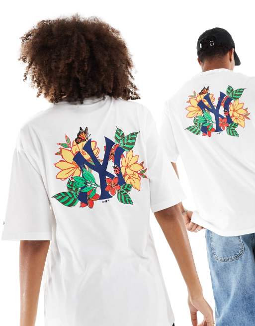 New Era unisex New York Yankees floral graphic t-shirt in
