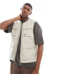 [New Era] New Era utility vest in beige-Neutral M Beige