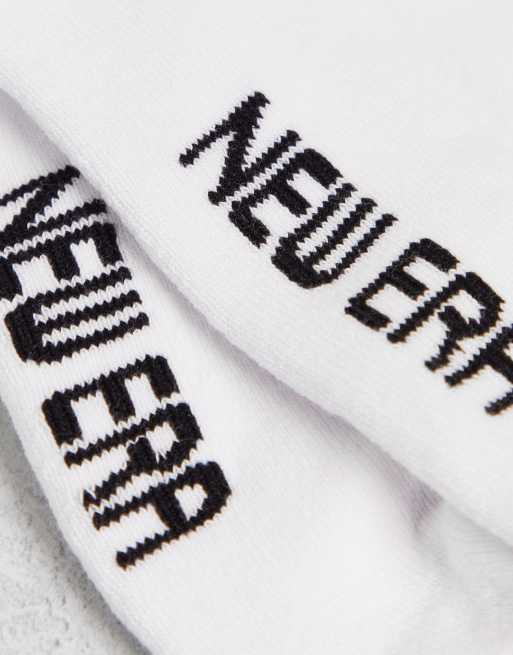 New Era – Vita strumpor med flagglogga, 3-pack, 3 av 4