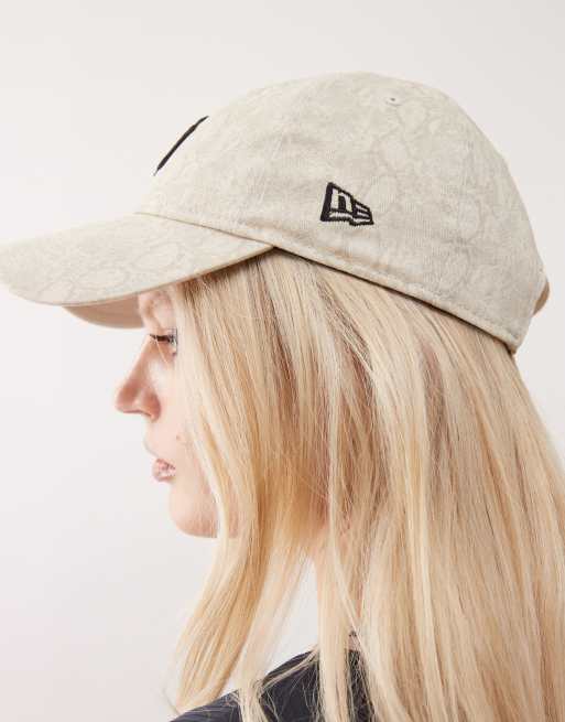New Era - Womens 9twenty - Casquette à imprimé serpent - Gris, 3 de 3