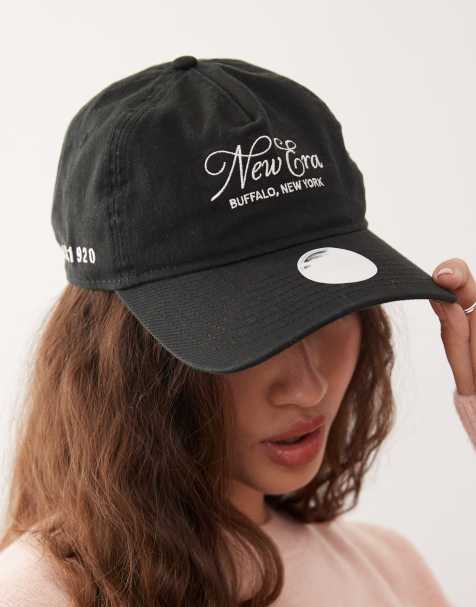 New Era Womens 9twenty washed cotton cap in black - view 1