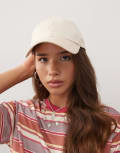 [New Era] New Era Womens LA Dodgers 9forty satin rhinestone logo cap in beige-Neutral One Size BEIGE