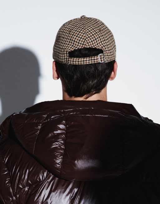 New Era X ASOS exclusive NY Yankees 9forty herringbone check cap in brown multi, 3 of 4
