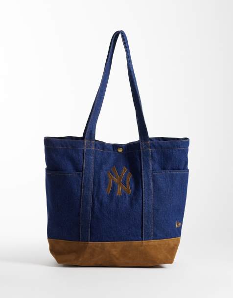 New Era – Zamszowo-jeansowa torba typu tote z motywem NY Yankees - view 1