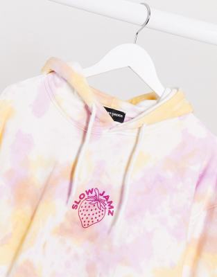 strawberry print adidas hoodie