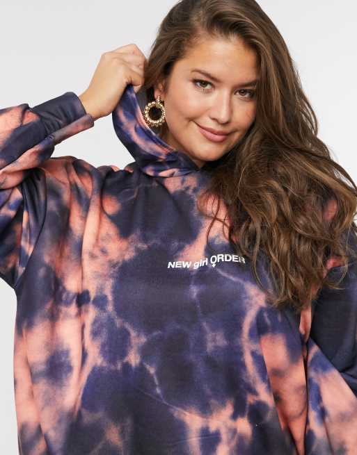 New girl order tie dye hoodie hotsell