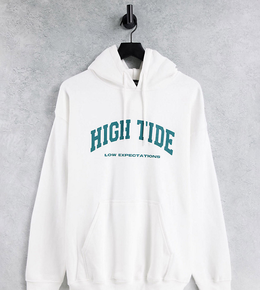 New Girl Order Exclusive High Tide sweatshirt in white