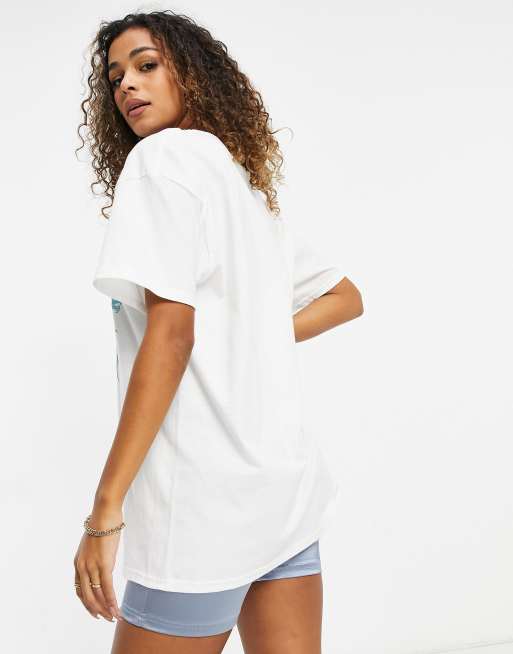 New Girl Order Exclusive Oversized Dragon T Shirt In White Asos