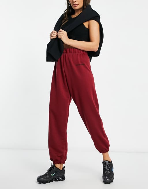 Asos high waisted joggers sale