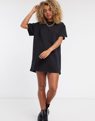 girls black t shirt dress