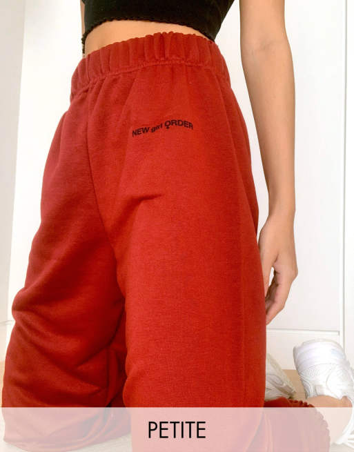 New Girl Order Petite high waisted joggers ASOS