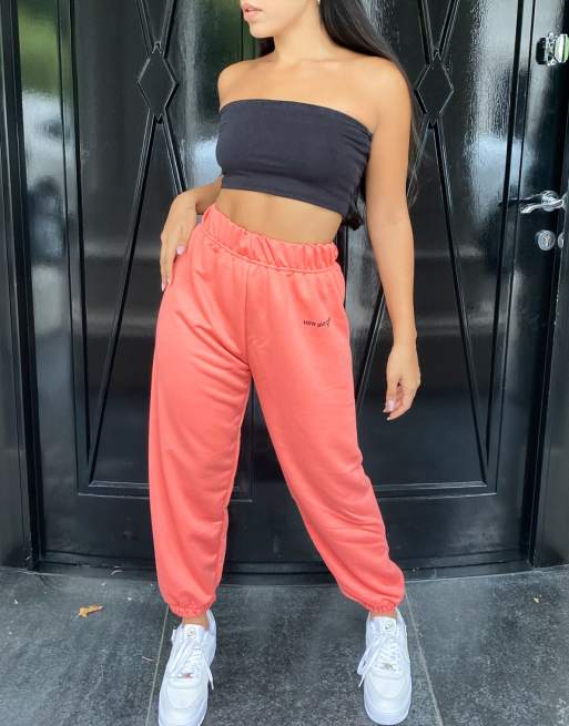 New Girl Order Petite high waisted joggers