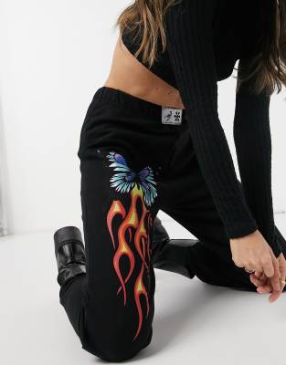 bmw butterfly sweatpants
