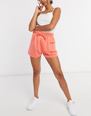 high rise jogger shorts