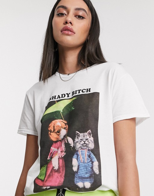 New Girl Order shady oversized t-shirt