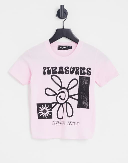 New Girl Order - T-shirt mini lilla con grafica