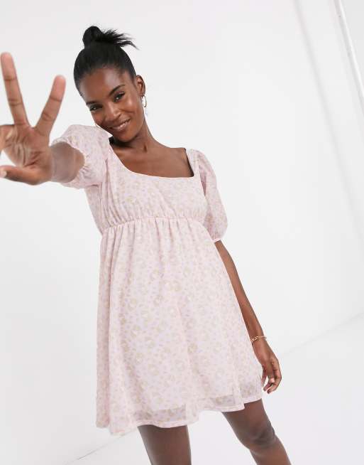 Buy Sanrio All-Over Hello Kitty Print Dress with Short Sleeves