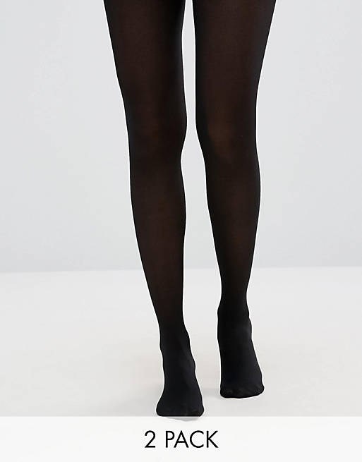 New Look 2 Pack 40 Denier Tights