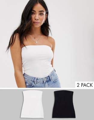 asos boob tube