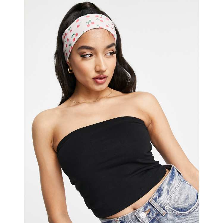 Tube Tops, White & Black Tube Tops