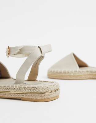 new look white flat shoes