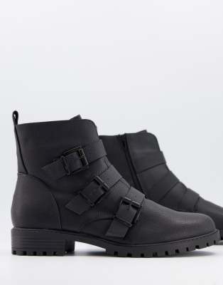 biker boots new look