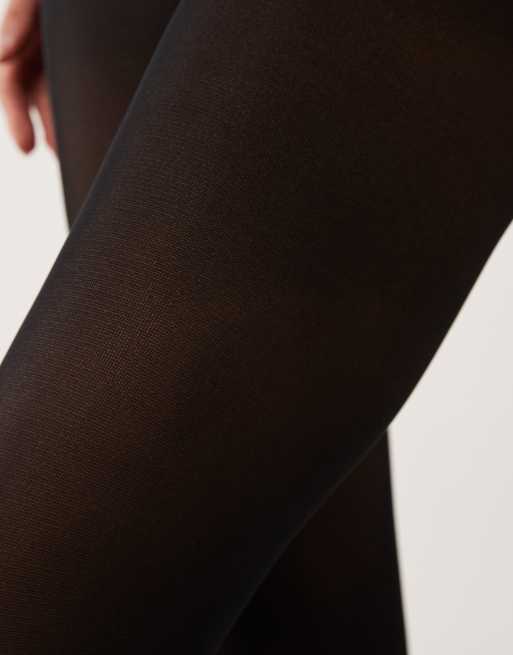 New Look 3 pack 40 denier tights in black, 3 of 3
