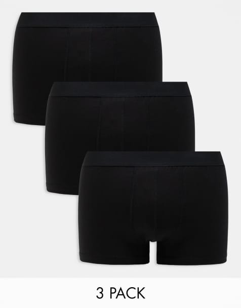 New Look 3 pack boxer in black - view 1
