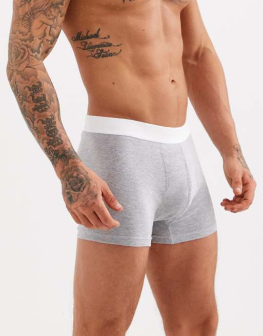 New Look – 3-pack grå trunks, 3 av 4