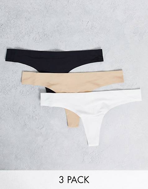 Vigne Lace Thong Luisaviaroma Women Clothing Underwear Briefs Thongs 