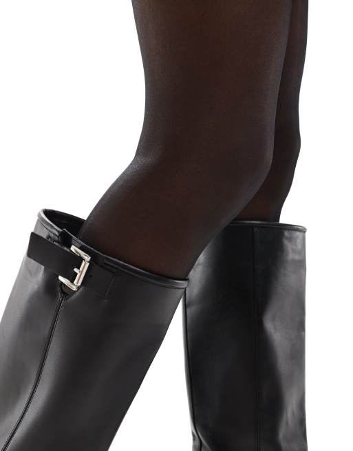 New Look 3 pack of 15 denier sheer matt tights in black, 3 of 3