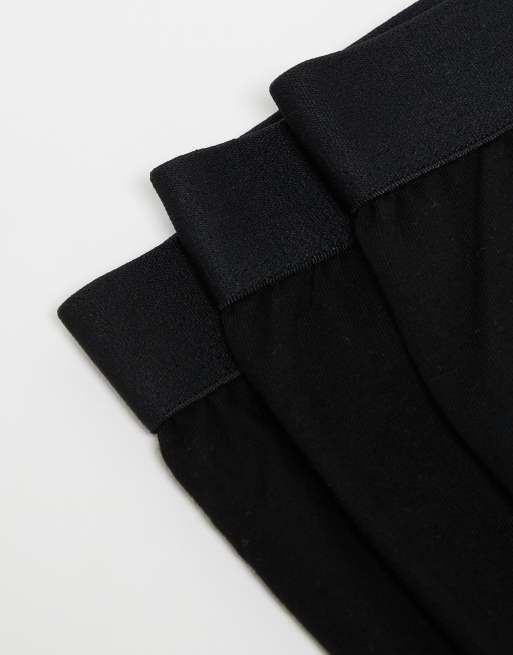 New Look 3 pack trunks in black, 3 of 4