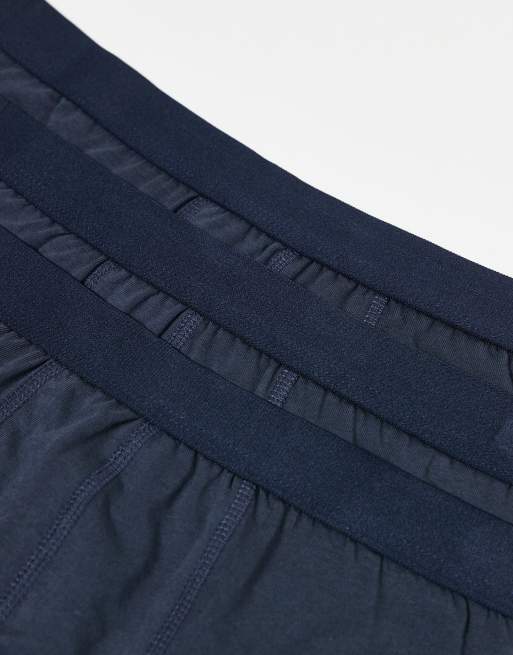 New Look – 3er-Pack Unterhosen in Marineblau, 2 von 3