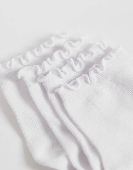 New Look 4 pack fill socks in white, 2 of 3