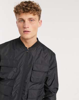 river island utility bomber jacket