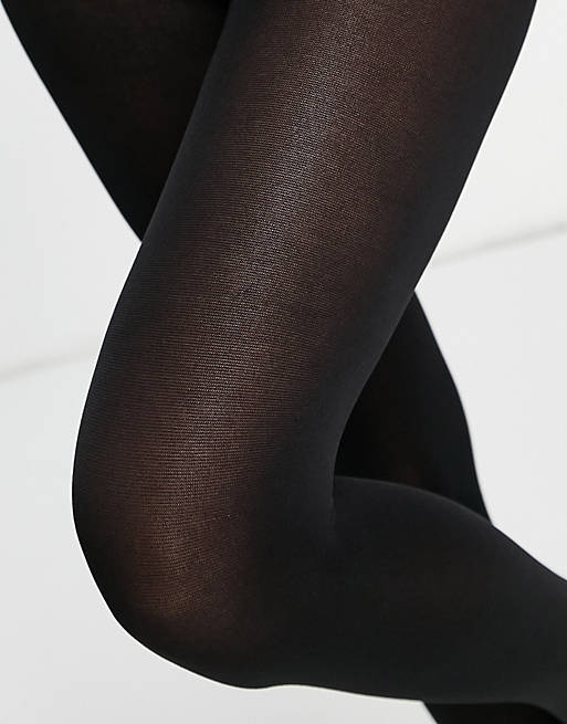 New Look Synthetic 5 Pack 100 Denier Opaque Tights in Black Womens Clothing Hosiery Tights and pantyhose 