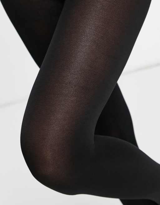 Girls 5 Pack Black 100 Denier Opaque Tights