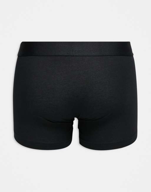New Look – 5-pack svarta trunks, 3 av 3