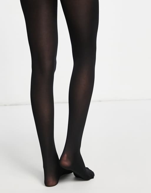 New Look – 5er-Pack schwarze, blickdichte Strumpfhosen, 100 Denier, 2 von 4