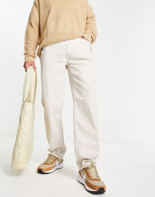 New Look 90's relaxed jeans in ecru