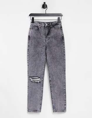 grey mum jeans