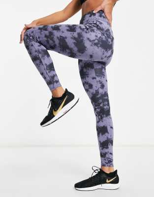 New Look active tie dye leggings in blue