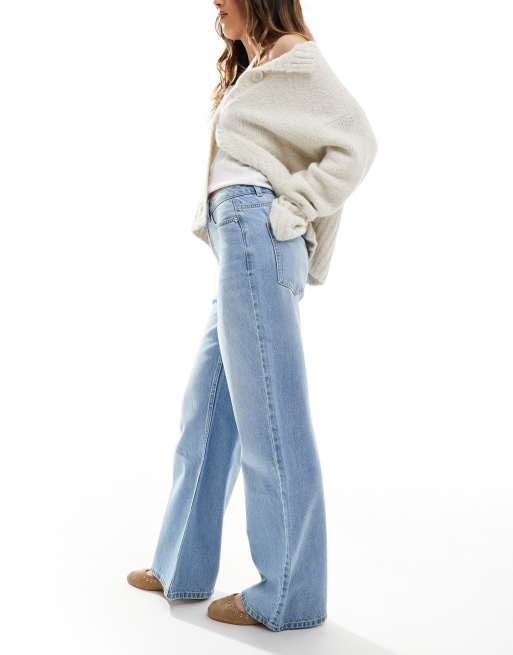 New Look - Adalae - Jeans a fondo ampio azzurri, 2 di 5