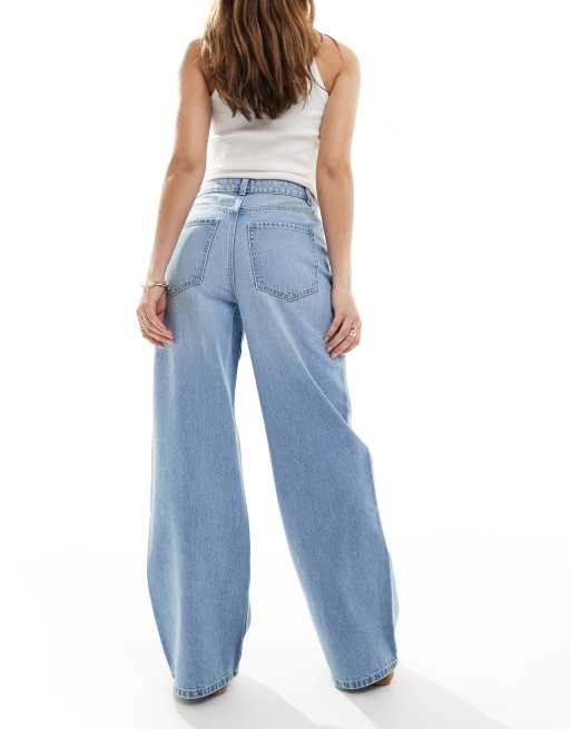 New Look - Adalae - Jeans a fondo ampio azzurri, 3 di 5