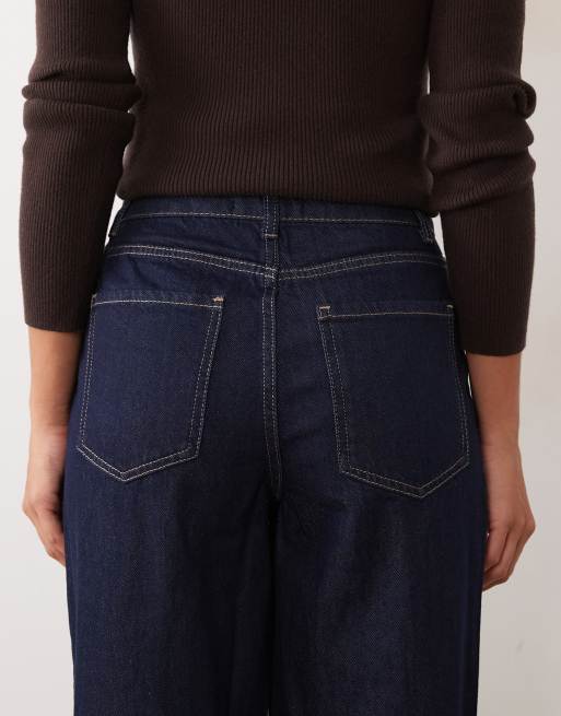 New Look Adalae wide leg jean in indigo, 4 of 5