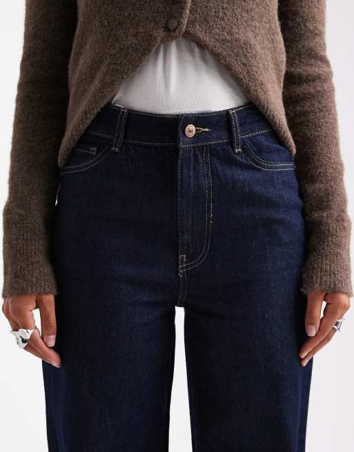New Look Adalae wide leg jean in navy, 5 of 5