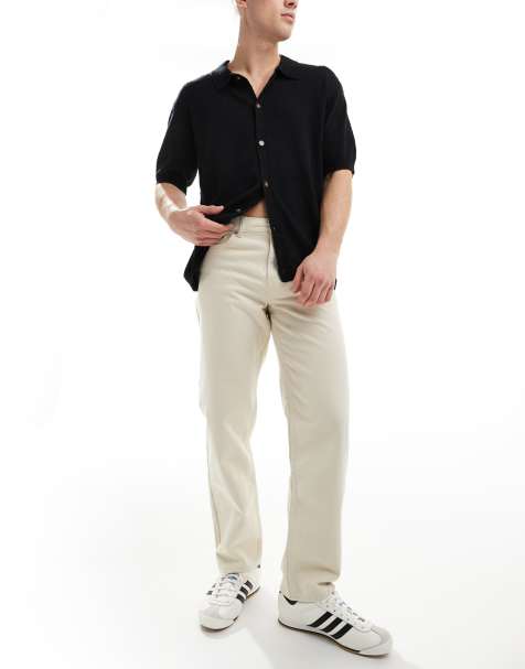 New Look - Afslappede jeans i offwhite - view 1