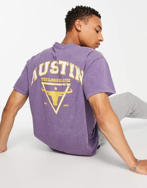 New Look - Austin - T-shirt in paars